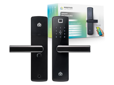 Smart Fechadura Positivo Casa Inteligente com Wi-Fi, biometria e app próprio