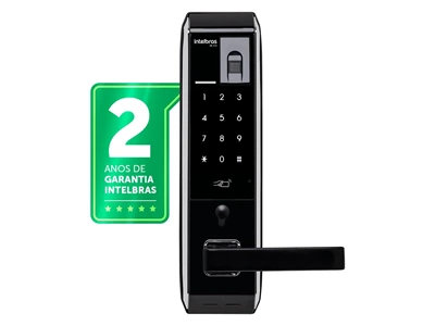 Fechadura Digital Intelbras FR 330 com Biometria para Embutir