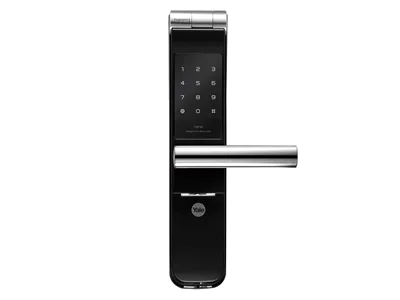 Fechadura Digital Yale YMF 40A com maçaneta, biometria e controle por app