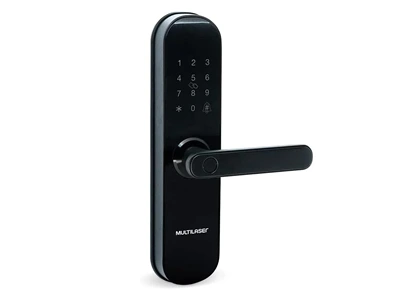Fechadura Digital Multilaser SE233 Wi-Fi com senha e controle por app