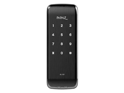 Fechadura Digital Papaiz SL120 sem maçaneta com tela anti-impressão digital