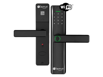 Fechadura Digital Kuanttum Delta Pro com Wi-Fi e múltiplas formas de acesso