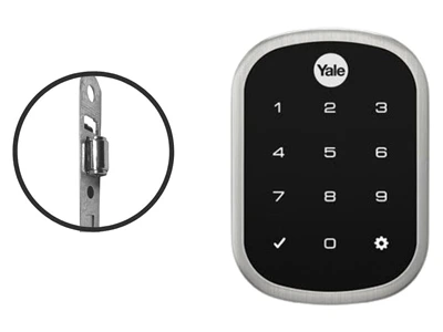 Fechadura Digital Yale YRD 256 TR com trinco rolete e Z-Wave Plus
